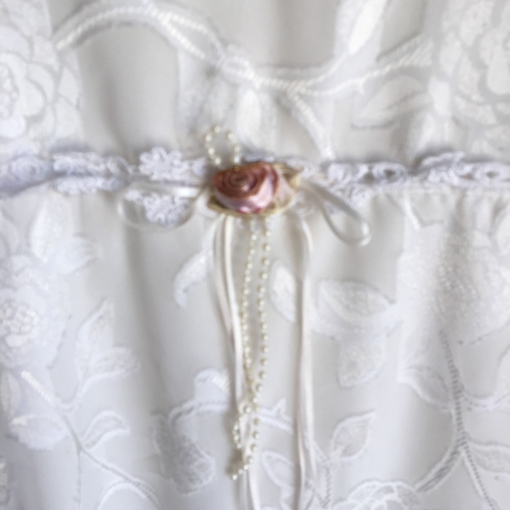Rose Cottage Ivory Special Occasion Dress SZ 10 - Picture 6 of 13